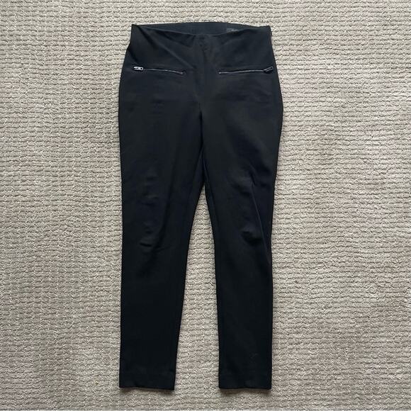 rag & bone Annie Cropped Ponte Pants in Black Size 8 - Picture 3 of 7